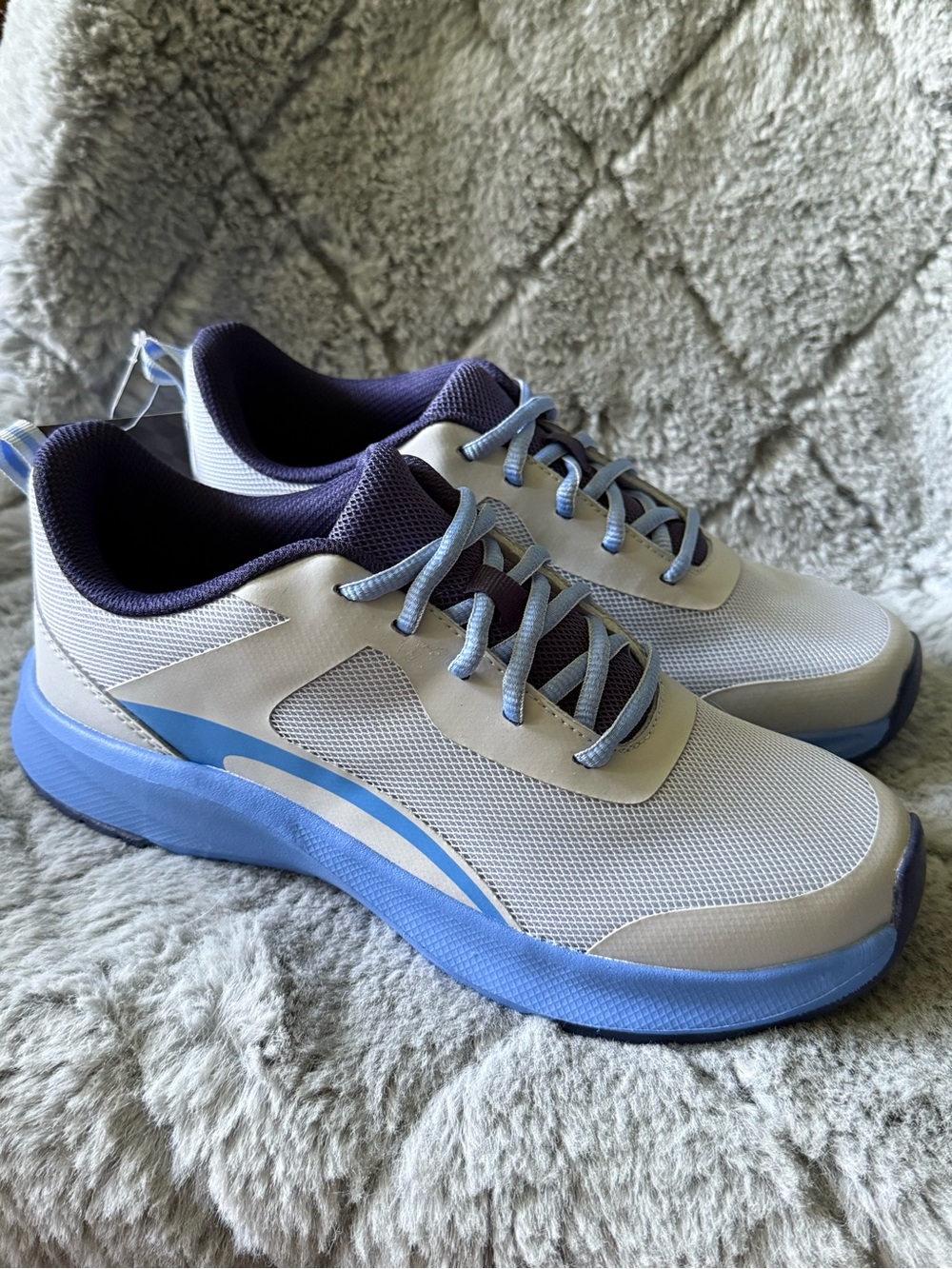 Athletic Works Light Blue Women's Lace Up Sneakers Women's 9 New